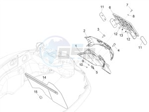 GTV 300 SEI GIORNI IE E4 ABS (EMEA) drawing Rear cover - Splash guard