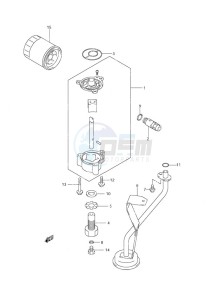 DF 60 drawing Oil Pump