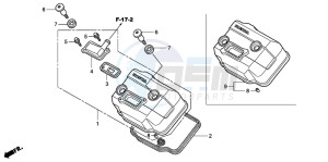 CBR125RW drawing CYLINDER HEAD COVER