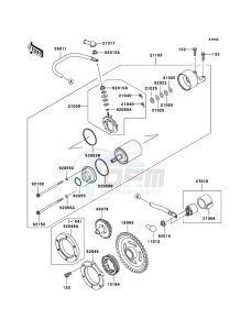 KVF360 KVF360-B3 EU drawing Starter Motor