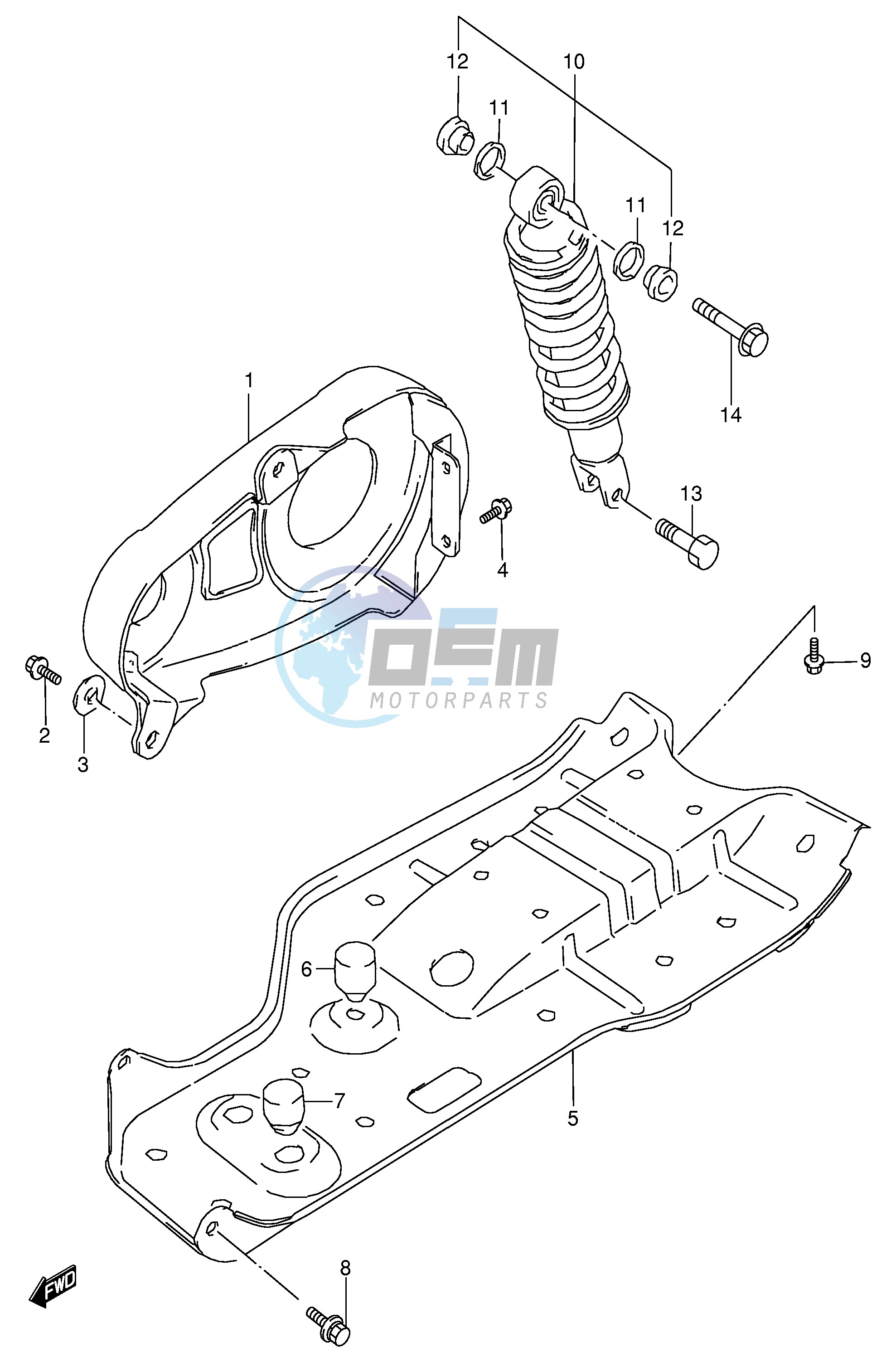 REAR SHOCK ABSORBER