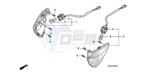 CBF1000SA UK - (E / ABS MKH) drawing WINKER