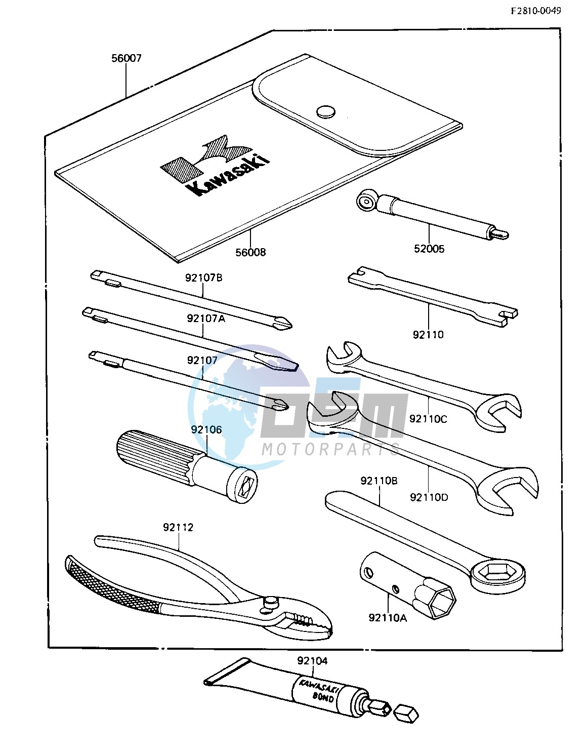 OWNER TOOLS -- KE100-B1- -