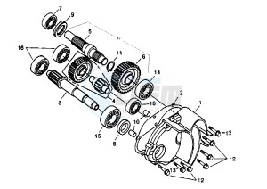 ATTILA - 125 cc drawing GEAR GROUP