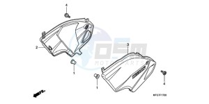 CB600FA9 Spain - (SP / ABS 25K) drawing SIDE COVER