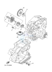 YBR125ESD (3D9B) drawing OIL PUMP