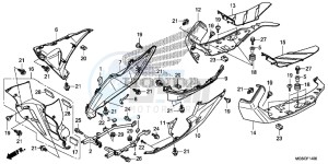 NC700DD INTEGRA E drawing UNDER COWL