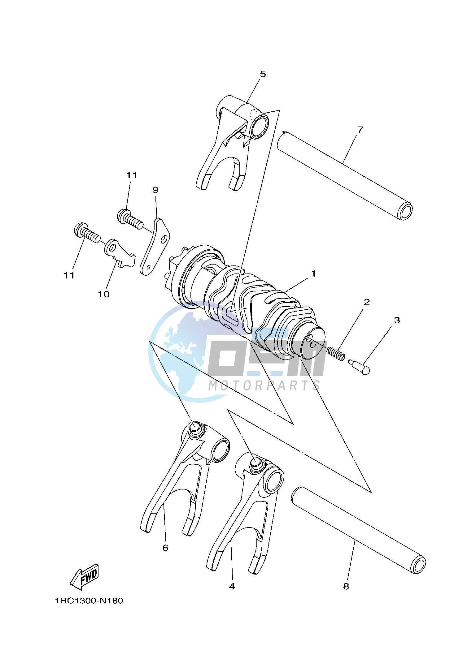 SHIFT CAM & FORK