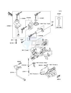 ZRX1200R ZR1200A6F FR GB XX (EU ME A(FRICA) drawing Ignition Switch