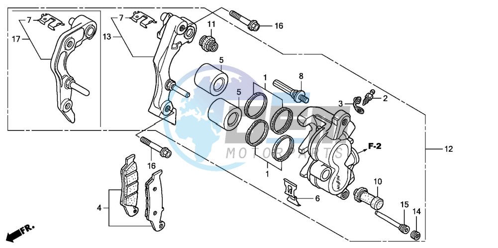 FRONT BRAKE CALIPER