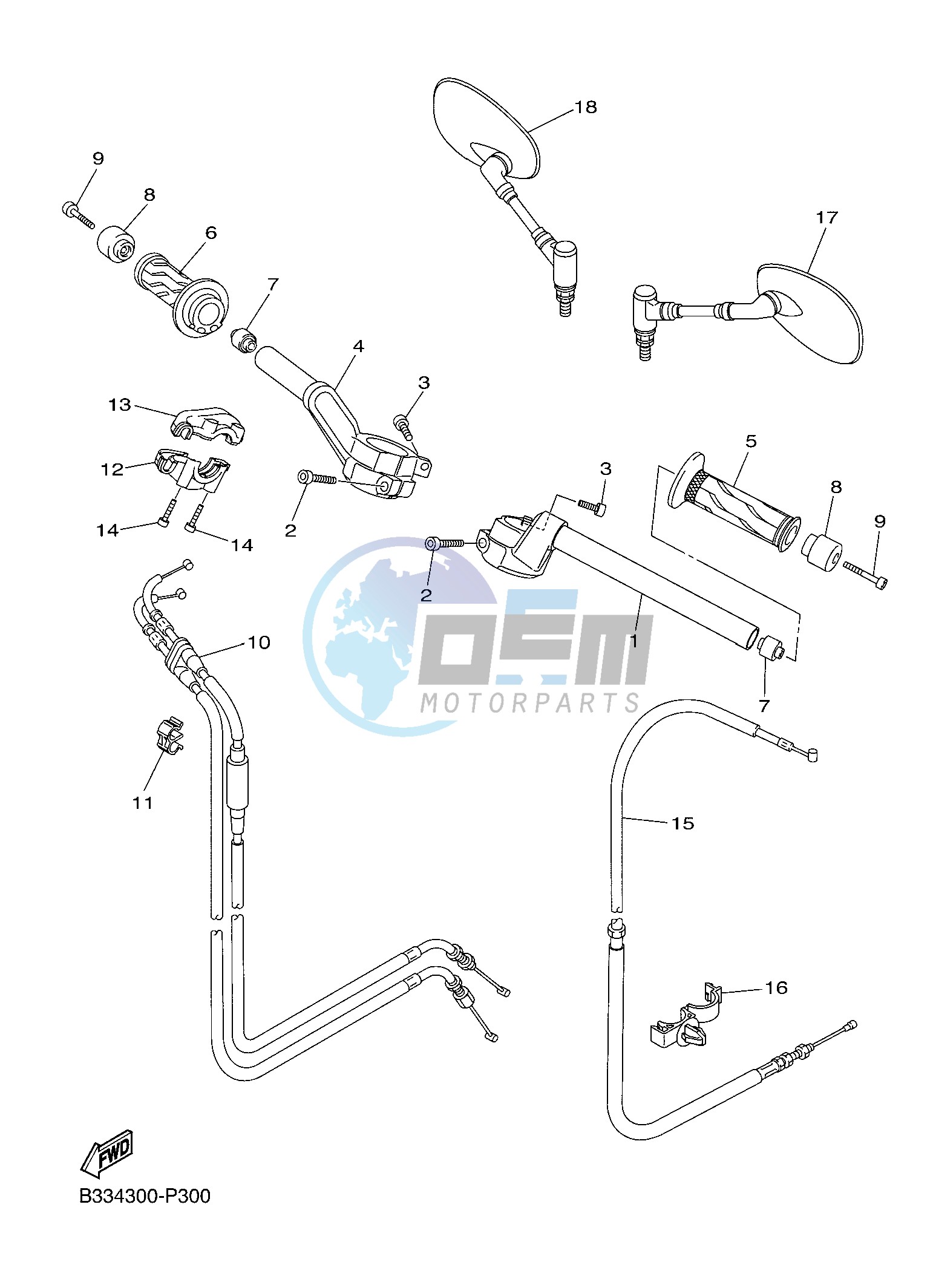 STEERING HANDLE & CABLE