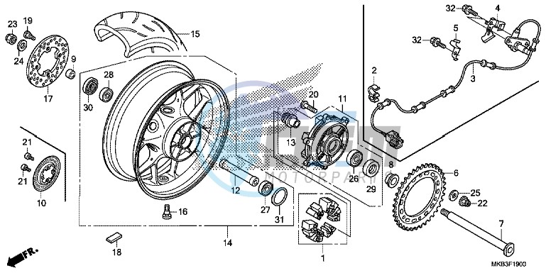 REAR WHEEL