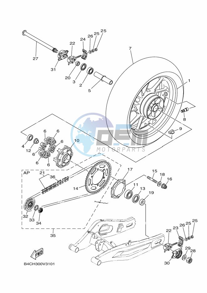 REAR WHEEL