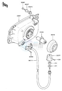 ZG 1200 A [VOYAGER XII] (A1) [VOYAGER XII] drawing HEADLIGHT