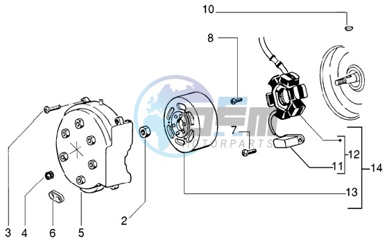 Flywheel magneto