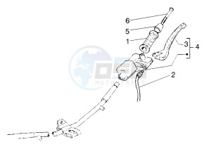 Hexagon GTX 125-180 drawing Rear brake control