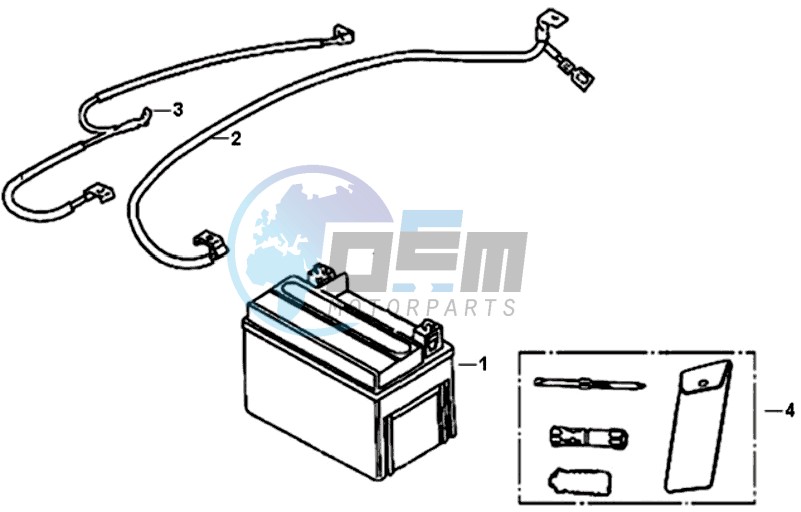 BATTERY / TOOLKIT