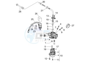 S 50 2T College drawing Carburetor components