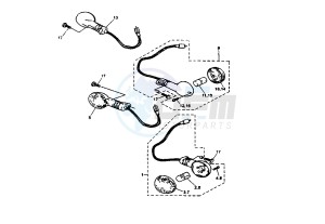 DT RE 125 drawing FLASHER LIGHT