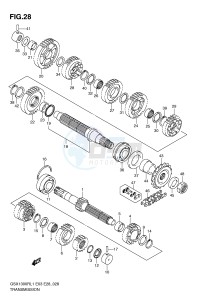 GSX1300R (E3-E28) Hayabusa drawing TRANSMISSION