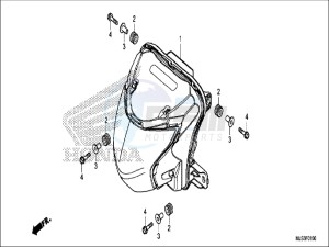 NC750JH Europe Direct - (ED) drawing HEADLIGHT