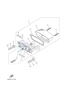 YBR125E (4P2T) drawing TAILLIGHT