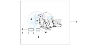 CB600FA39 Spain - (SP / ABS ST) drawing HUGGER