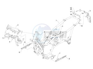 SRV 850 4t 8v e3 drawing Frame bodywork