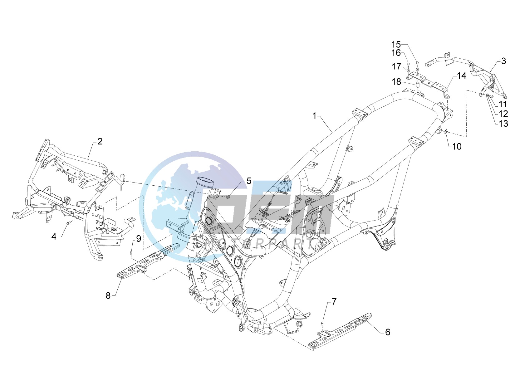 Frame bodywork