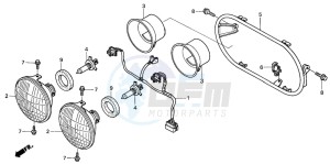 NPS50 drawing HEADLIGHT (NPS503)