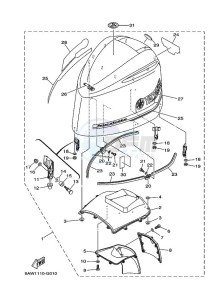 FL350AETX drawing FAIRING-UPPER