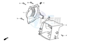 PK50SM WALLAROO drawing SHROUD/FAN COVER