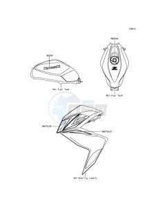 Z300 ER300AGF XX (EU ME A(FRICA) drawing Decals(Black)