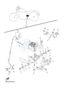 XVS950CR XVS950 CAFE RACER XV950 RACER 60TH ANNIV. (B33E) drawing ELECTRICAL 3