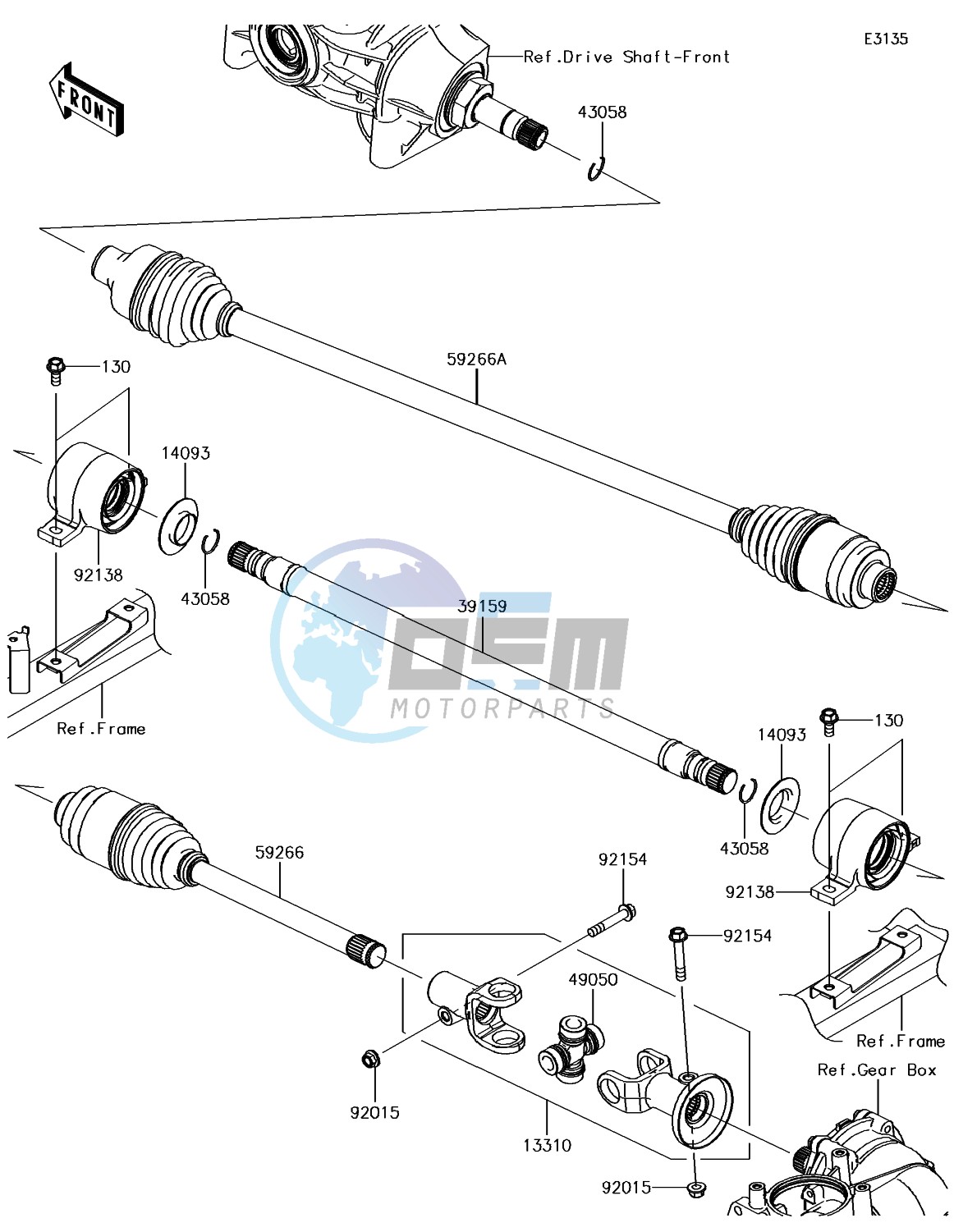 Drive Shaft-Propeller