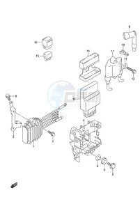 DF 20A drawing Rectifier/Ignition Coil Remote Control