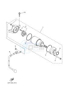 XT1200Z (23PF 23PG) drawing STARTING MOTOR