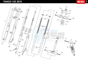 TANGO-125-BLACK drawing SUSPENSION