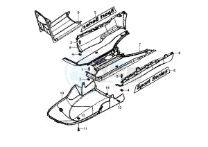 NRG POWER DT 50 drawing Footboard