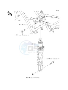 KLX 140 A [KLX140] (A8F-A9FA) A9F drawing SHOCK ABSORBER-- S- -