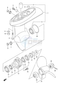 DF 4 drawing Gear Case