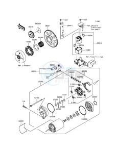 VULCAN 900 CLASSIC VN900BFF GB XX (EU ME A(FRICA) drawing Starter Motor