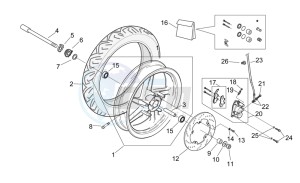 RS 50 drawing Front wheel