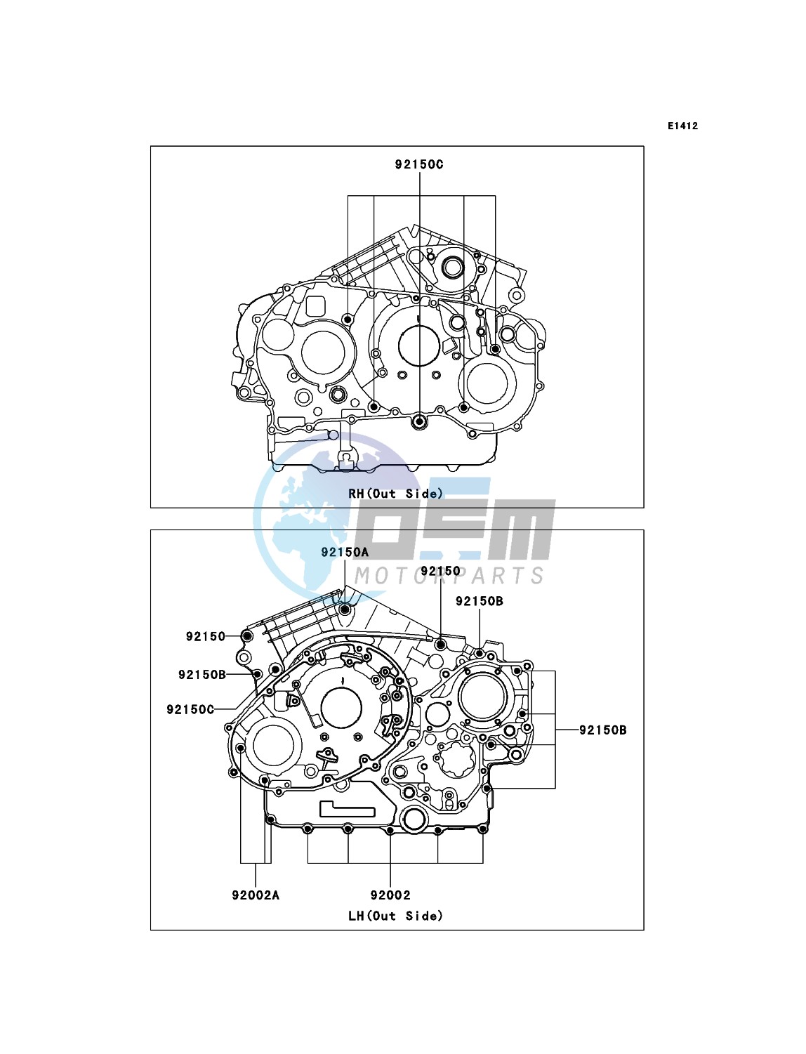 Crankcase Bolt Pattern