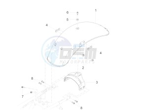 V9 Bobber 850 (EMEA) drawing Rear mudguard