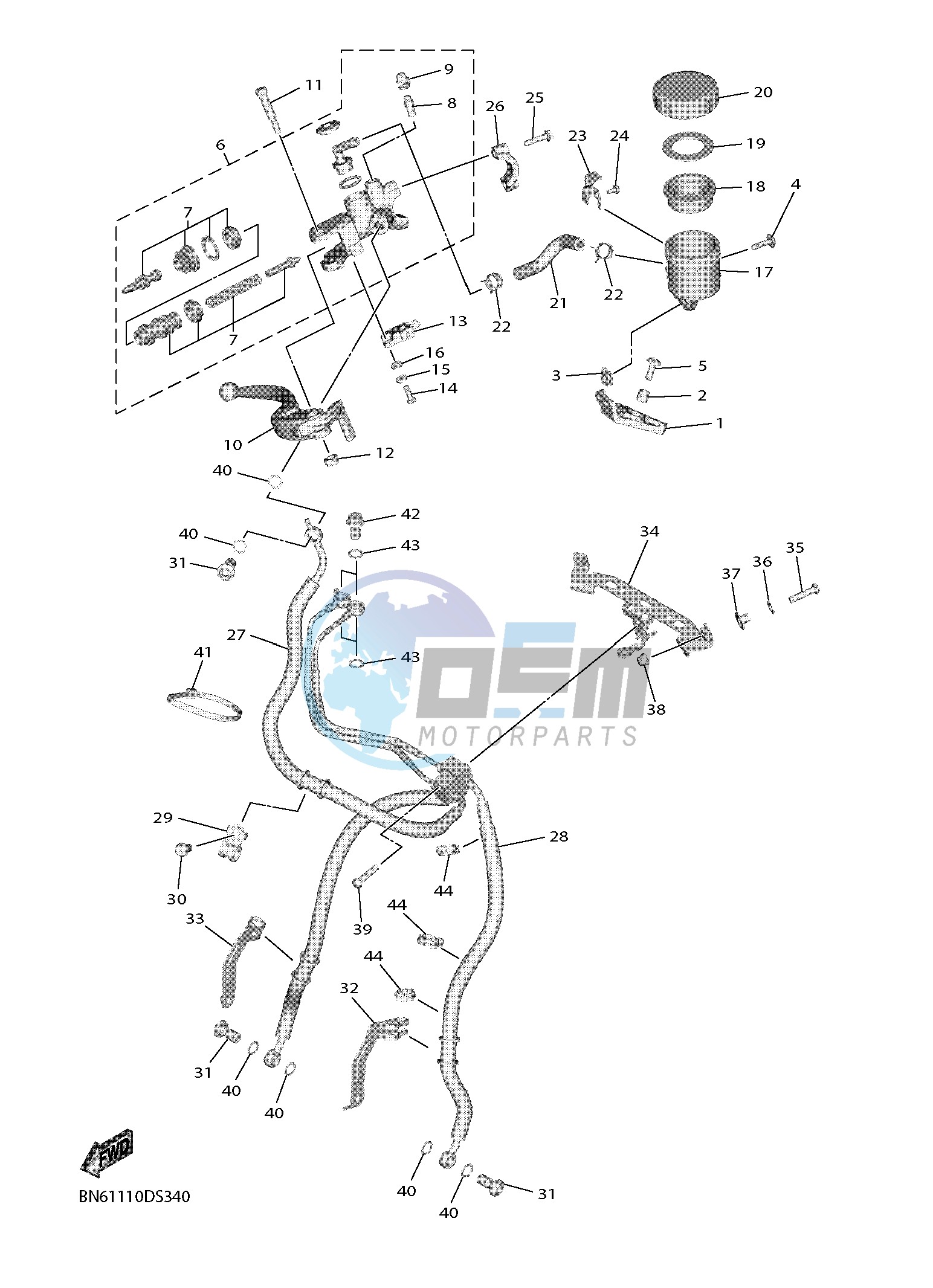 FRONT MASTER CYLINDER