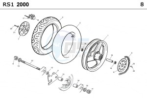 RS1 50 drawing WHEEL REAR