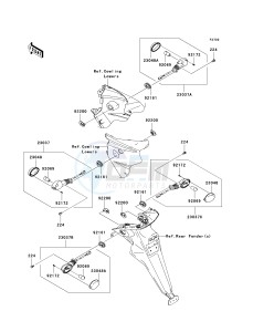 EX250 J [NINJA 250R] (J8F-J9FA) J9FA drawing TURN SIGNALS