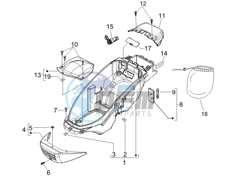 Helmet box - Undersaddle