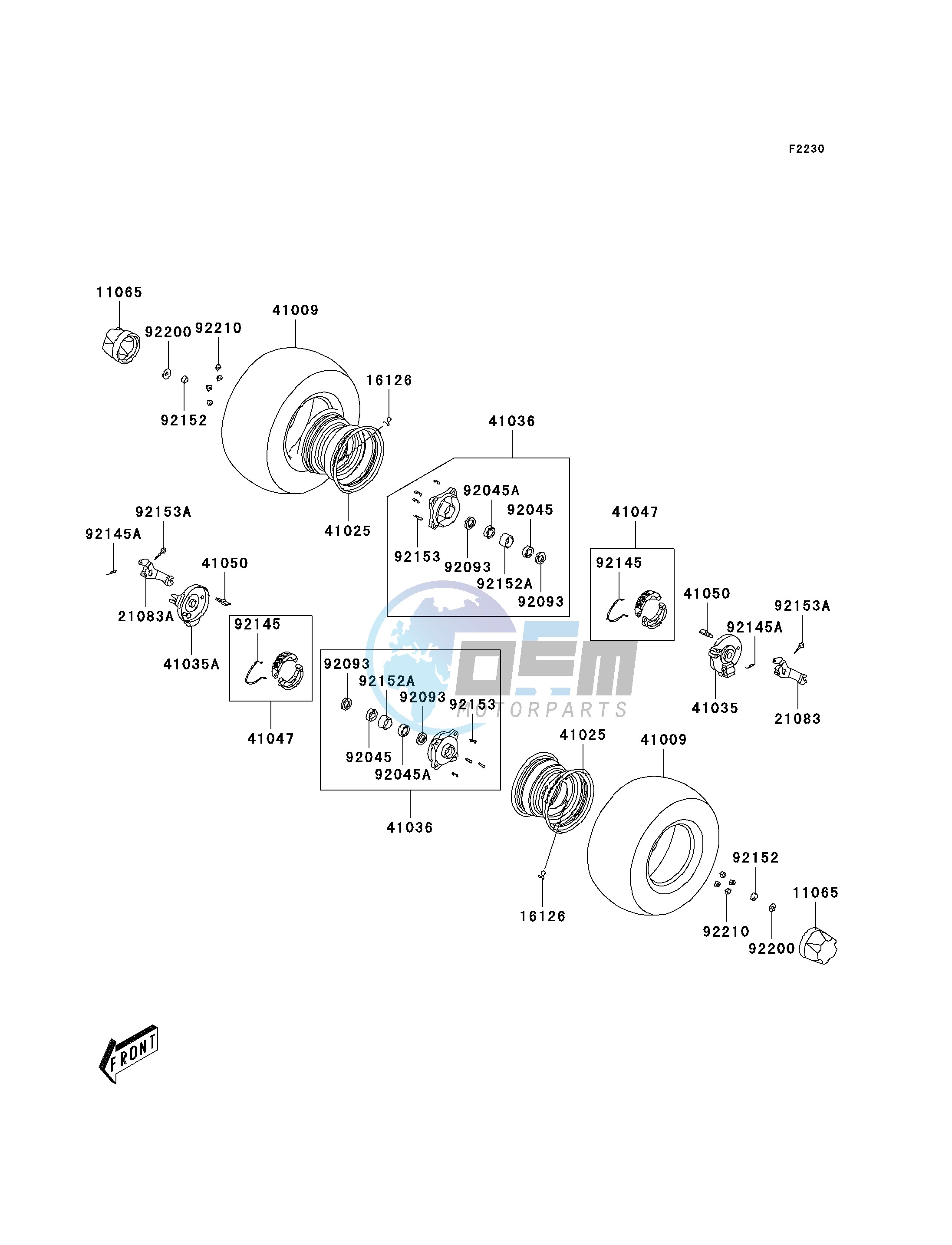 FRONT HUB